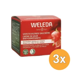 3x WELEDA Verstevigende Dagcremegranaatappel/maca (40 ml)