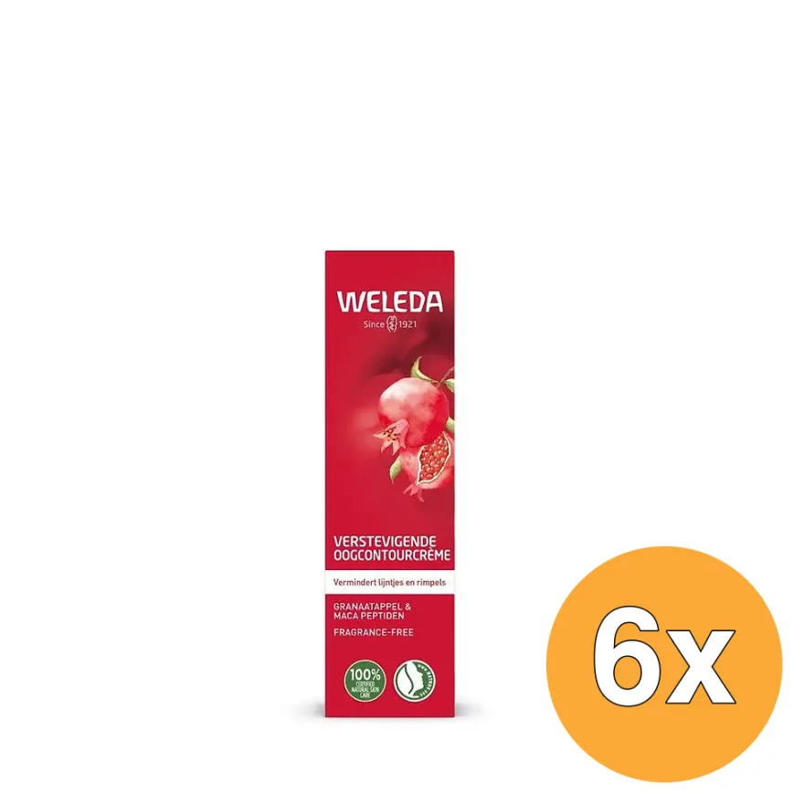 6x WELEDA Verstevigende oogcontourcreme (12 ml)