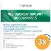 3x WELEDA Visiodoron malva oogdruppels 0.4ml (10 stuks)