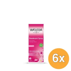 6x WELEDA Wilde rozen deodorant (100 ml)