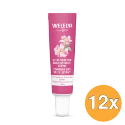 12x Weleda Wilde Rozen & Witte Thee Vitaliserende Oogcontourcreme (12 ml)