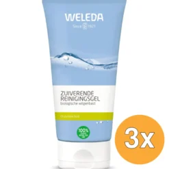3x Weleda Zuiverende Reinigingsgel (100 ml)