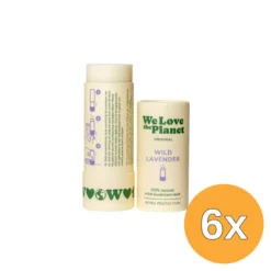 6x We Love The Planet Deodorant Stick – Wild Lavender (40 gr)