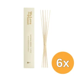 6x We Love The Planet Natural Reeds 5pcs (100 ml)