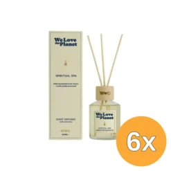 6x We Love The Planet Scent Diffuser – Spiritual Spa (100 ml)