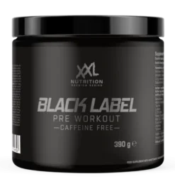 XXL Nutrition Black Label Pre Workout Orange Fruit (Cafeïnevrij) (390 gr)