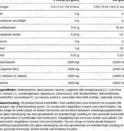 XXL Nutrition Blast Pre Workout Decafe Fruit Punch (300 gr)