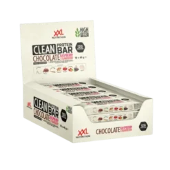 XXL Nutrition Clean Protein Bar – Chocolade Aardbei-framboos (16 stuks)