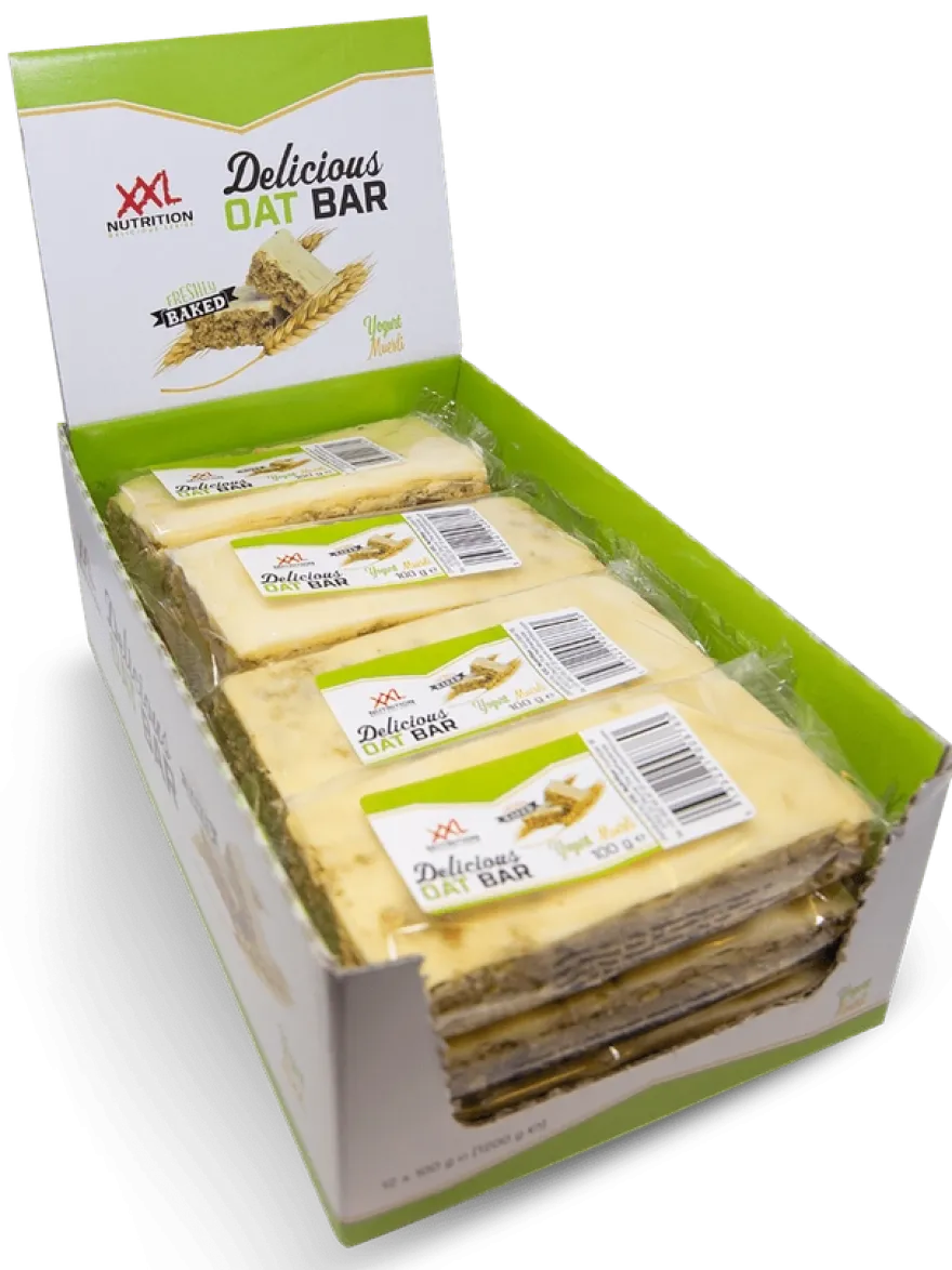 XXL Nutrition Delicious Oat Bar Yoghurt Muesli (12 x 100 gr)