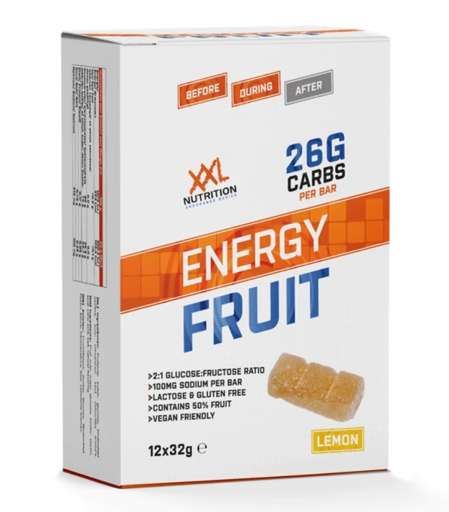 XXL Nutrition Energiereep Fruit Lemon (12 x 32 gr)