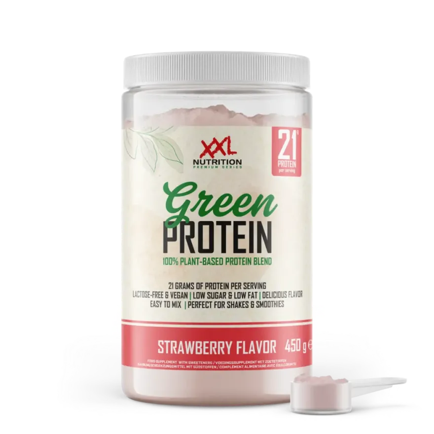 XXL Nutrition Green Protein – Aardbei (450 gr)