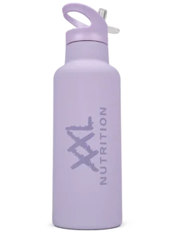 XXL Nutrition Insulated Straw Bottle – Lilac (1 stuk)