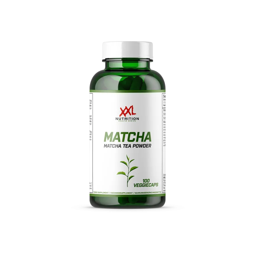 XXL Nutrition Matcha Theepoeder – 500 mg (100 capsules)