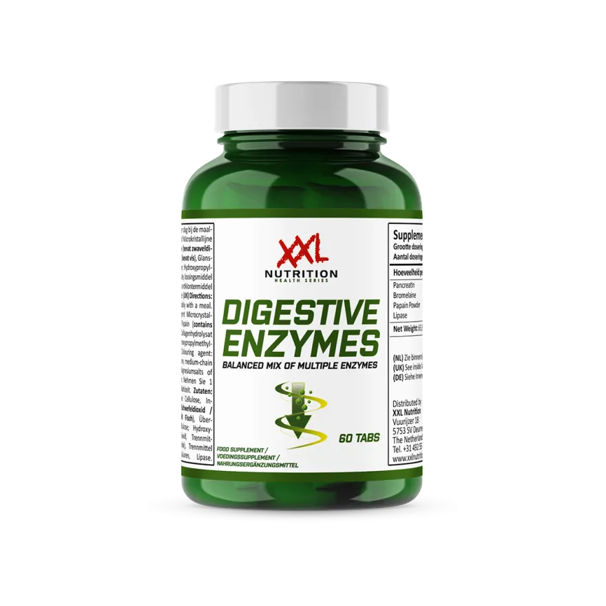 XXL Nutrition Verteringsenzymen (60 tabletten)