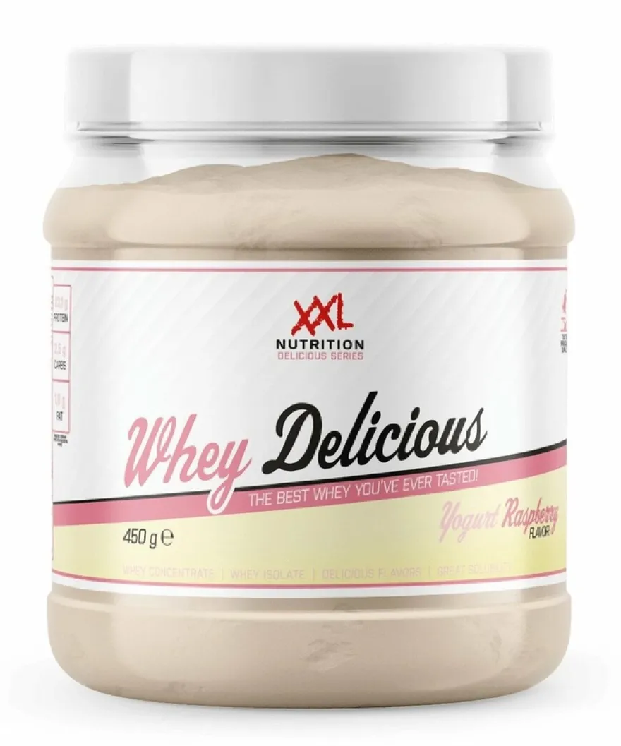 XXL Nutrition Whey Delicious Yoghurt Raspberry (450 gr)