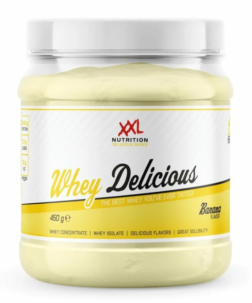 XXL Nutrition Whey Delicious Banaan (450 gr)