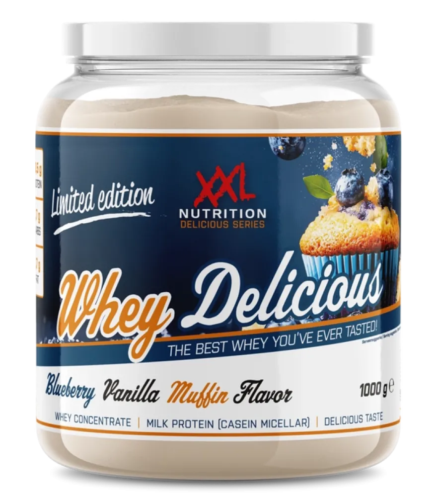XXL Nutrition Whey Delicious Blueberry Vanilla Muffin (1000 gr)