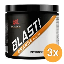 3x XXL Nutrition Blast Pre Workout Orange (300 gr)