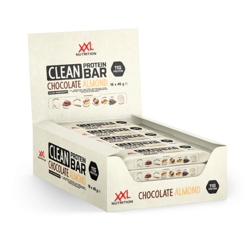 16x XXL Nutrition Clean Protein Bar – Almond (16 x 45 gr)