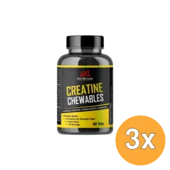 3x XXL Nutrition Creatine Chewables (90 Tabletten)