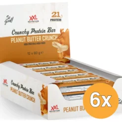 6x XXL Nutrition Crunchy Protein Bar Peanut Butter Crunch (60 gr)