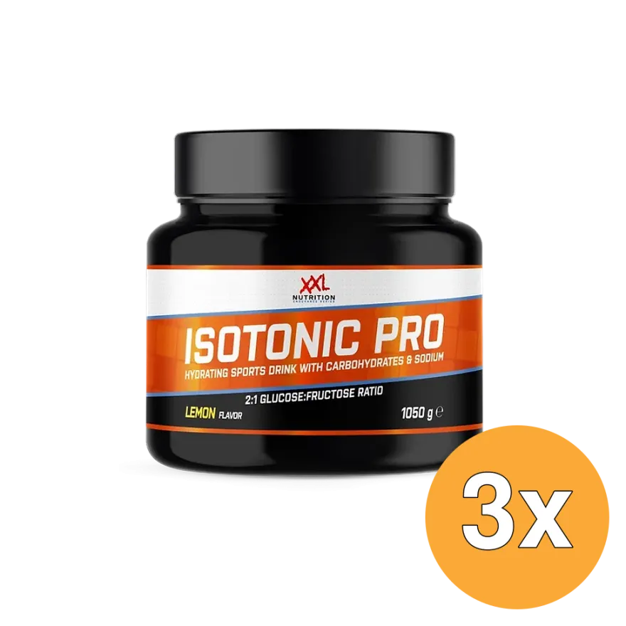 3x XXL Nutrition Isotonic Pro – Lemon (1050 gram)