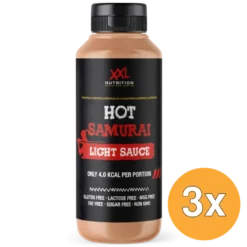 3x XXL Nutrition Light Saus – Hot Samurai (960 ml)
