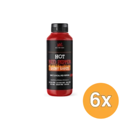 6x XXL Nutrition Light Saus – Hot Red Pepper (265 ml)