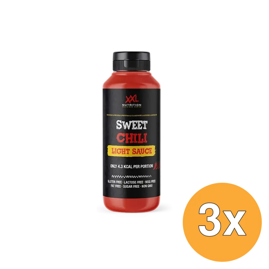 3x XXL Nutrition Light Saus – Sweet Chili (265 ml)