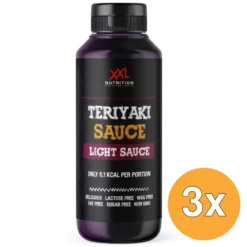 3x XXL Nutrition Light Saus – Teriyaki (960 ml)