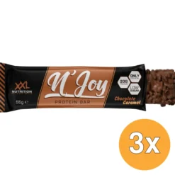 3x XXL Nutrition N’Joy Protein Bar Chocolate Caramel (55 gr)