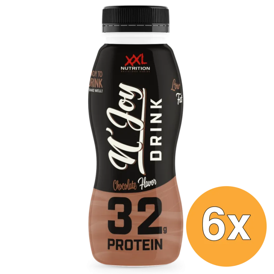 6x XXL Nutrition N’Joy Protein Drink Chocolade (310 ml)