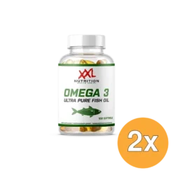 2x XXL Nutrition Omega 3 Ultra Pure (100 softgels)