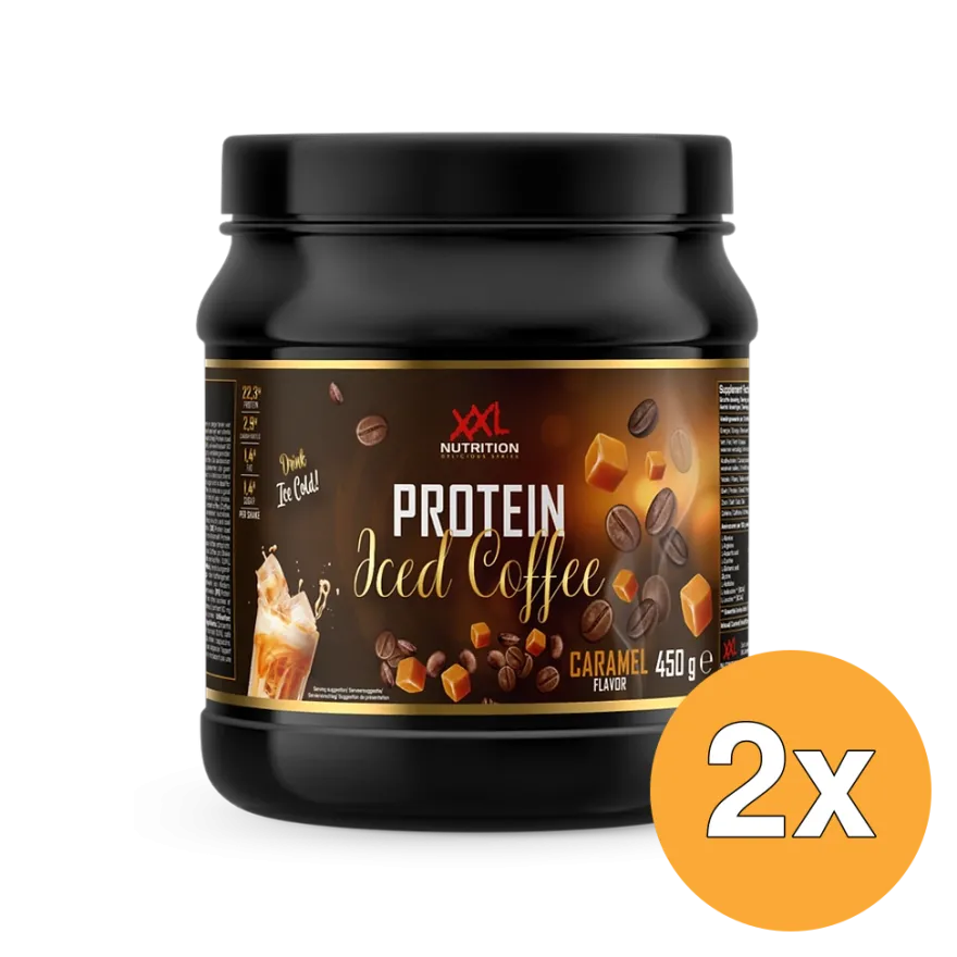 2x XXL Nutrition Protein Iced Coffee Caramel (450 gr)