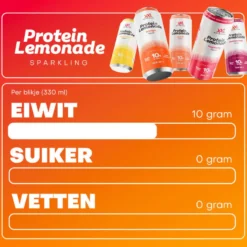 6x XXL Nutrition Protein Lemonade – Raspberry (6 x 330 ml)
