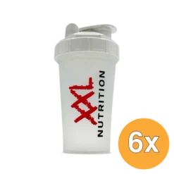6x XXL Nutrition Shaker – Wit (500 ml)