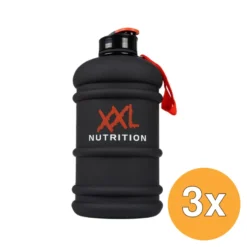 3x XXL Nutrition Waterjug V2 2200ml Zwart (1 stuk)