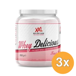 3x XXL Nutrition Whey Delicious Bosvruchten (1000 gr)