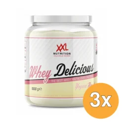 3x XXL Nutrition Whey Delicious Yoghurt Raspberry (1000 gr)