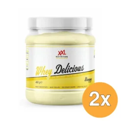 2x XXL Nutrition Whey Delicious Banaan (450 gr)