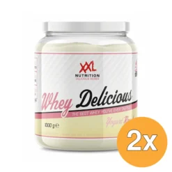 2x XXL Nutrition Whey Delicious Yoghurt Raspberry (1000 gr)