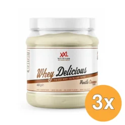 3x XXL Nutrition Whey Delicious Vanilla Cinnamon (450 gr)