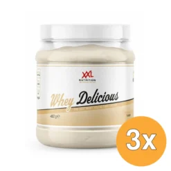 3x XXL Nutrition Whey Delicious Cappuccino (450 gr)