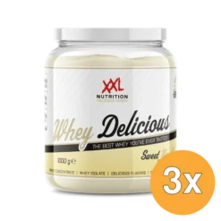 3x XXL Nutrition Whey Delicious Sweet Vanilla (1000 gr)