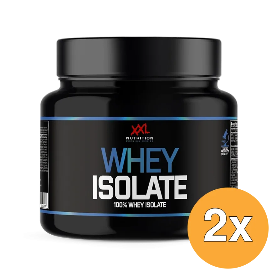 2x XXL Nutrition Whey Isolaat Banaan (450 gr)