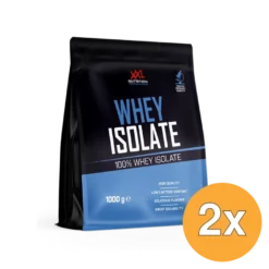 2x XXL Nutrition Whey Isolaat Cookies & Cream (1000 gr)