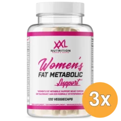 3x XXL Nutrition Women’s Fat Metabolic Support (120 veggie capsules)