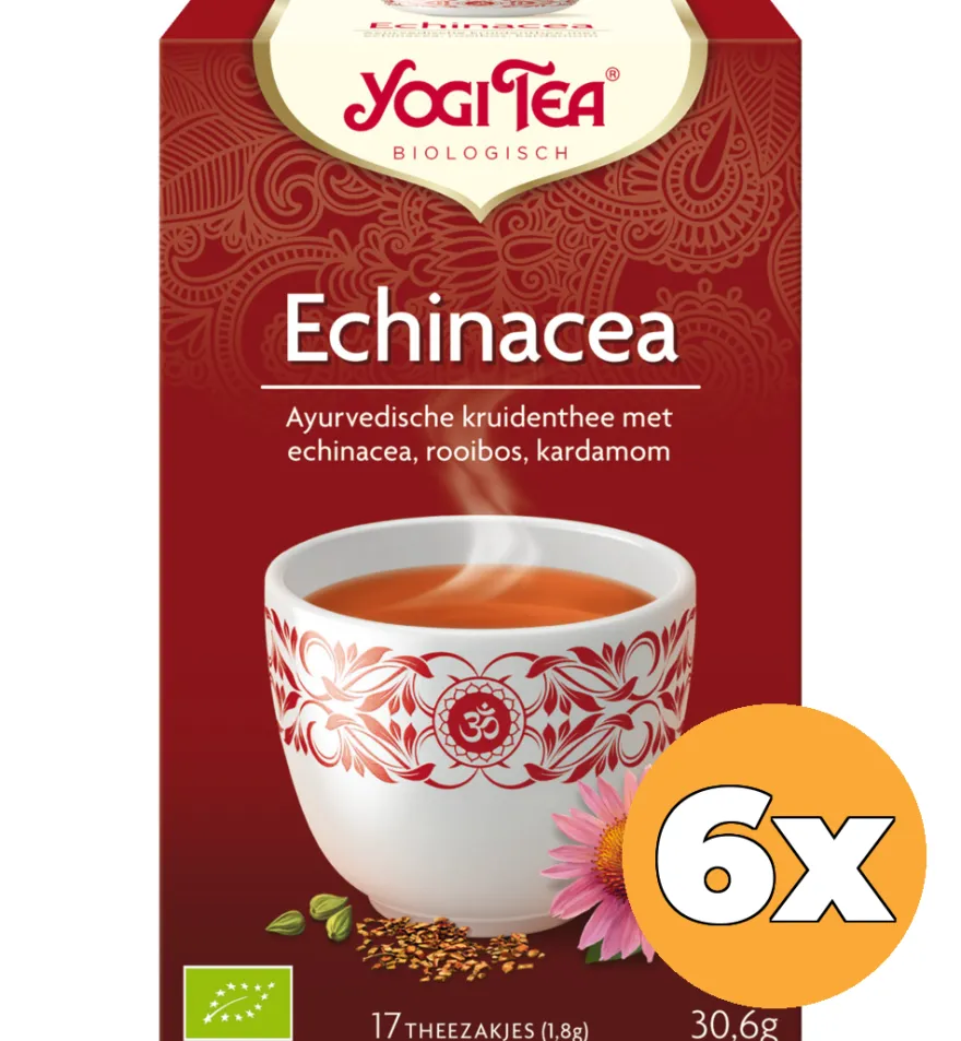 6x Yogi Tea Echinacea Bio (17 stuks)
