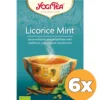 6x Yogi Tea Licorice mint bio (17 stuks)