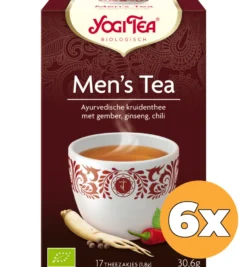 6x Yogi Tea Men’s tea bio (17 stuks)